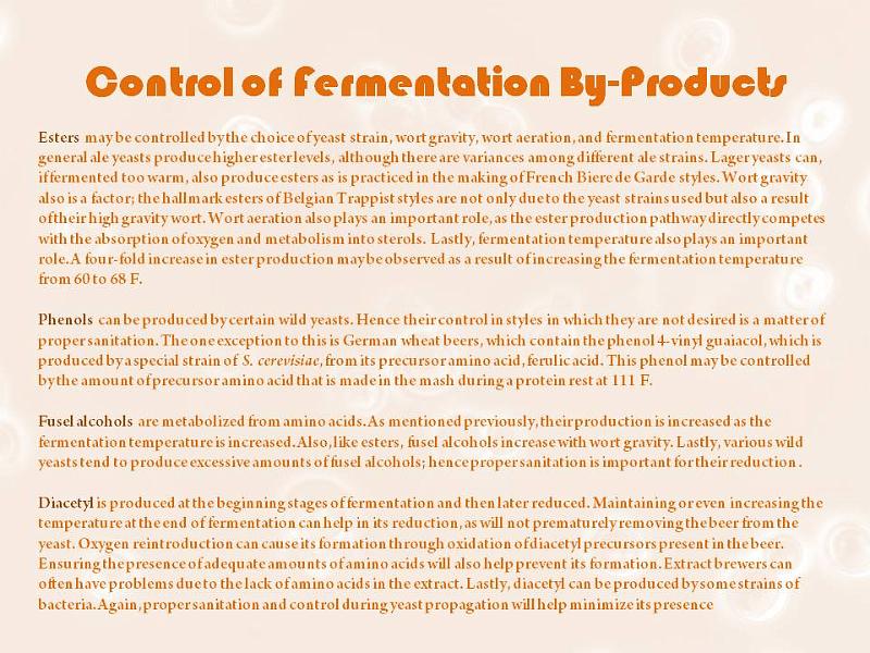 Hogtown Brewers/Beer Recipe Formulation Yeast/Slide11